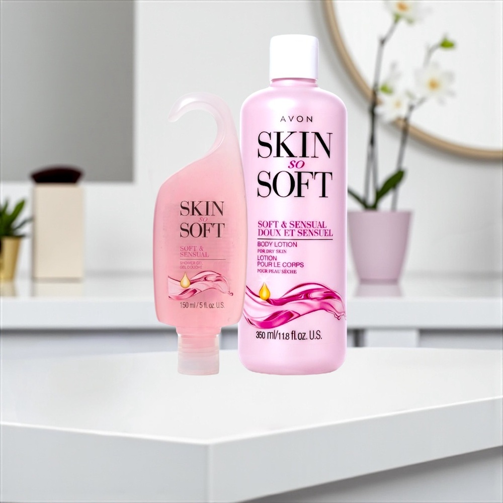 Avon Skin So Soft - Soft & Sensual Body Lotion + Shower Gel Duo